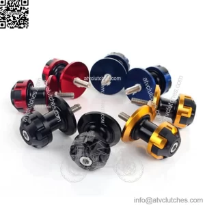 CNC Machined Aluminum 10mm Swingarm Spools For Motorcycle