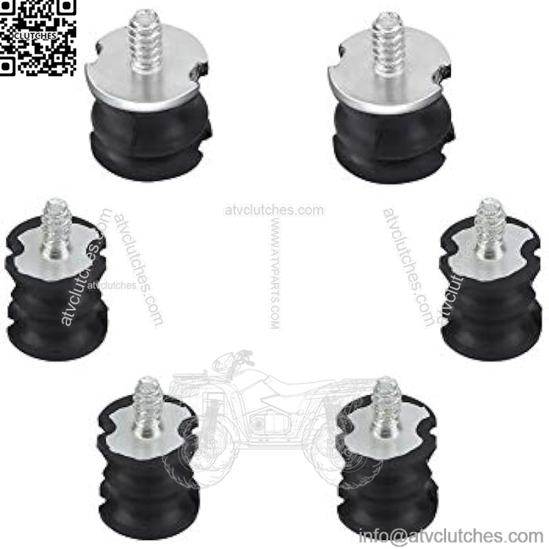 6Pcs Mount Buffer Element Chainsaw Parts AV Buffer for Husqvarna 61 66 133 136 141 272S 266 268 272XP