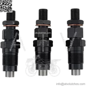 3Pcs Fuel Injector AM882410 MIA881565 Compatible for John Deere Tractor 1023E 1025R 1026R 2025R 2026R Replacement