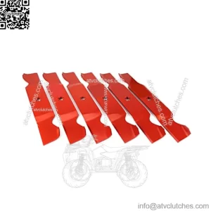 Set of 6, 187254 532187254 Blades for 54" Deck, Craftsman, Poulan, Husqvarna