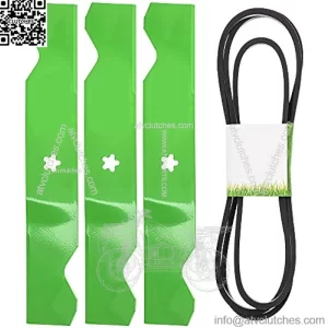 Deck Blade Belt Kit for Husqvarna RZ5424 RZ5426 RZ5422 RZ54i Z254 187254 187256 539114557 54 Inch
