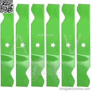 LawnRAZOR Mower Blade 54 inch Deck for AYP Husqvarna RZ54i YTH2454 187254 187256 532187254 532187256 (Medium Lift) 6 Pack