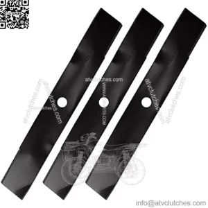M128485 Mower Blade TCU15881 for John Deere 60" Deck 737 757 777 797 1023E 1025R 1550 1570 3120 M131958 High Lift 3 Pack