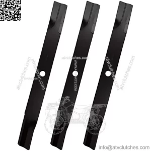 Lawn Mower Blades 3 PCS Set (High-Lift) Replace AM102402 AM38314 M119975 M141786 M83363 for John Deere 2032R 2520 2720 3120 3203 3320 3520 3720 4005 4105 4115