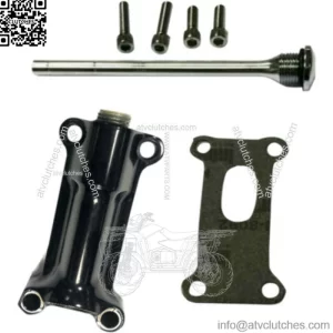 Drag Specialties Black Engine Radium Oil Spout Kit Harley 93-98 Touring Bagger (For: Harley-Davidson)