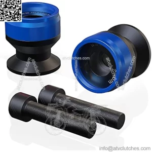 10MM Swingarm Spools - Universal M10 x 1.25 and M10 X1.5 Motorcycle Sliders Stand CNC Blue Compatible with EX250 EX300 EX650 Z1000SX Z750 Z1000 ZX6R ZX7R ZX10R ZX12R ZX14R ZZR600 EN650 ER-6N FZR