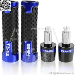 7/8 Motorcycle Grips Handlebars Hand Grips 7/8" 22mm Motorcycle Anti-Skid Handles Grips Grips Handlebar Cap for Yamaha FZR400 1988 1989 1990 2001 2009 2015 2019 FZR 400 Motorcycle Grips