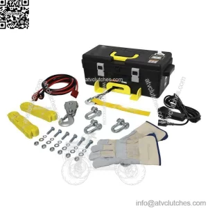 Winch2Go 12V Portable Winch 4000 LB Capacity With 50' Steel Rope