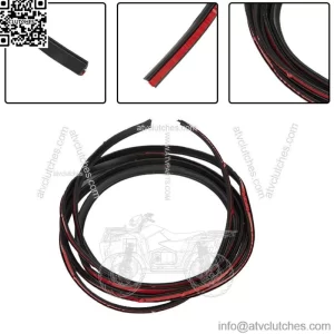 Sealing Strip 5MM*7MM Attachment Car Auto Parts Double-Sided Dustproof (For: More than one vehicle)