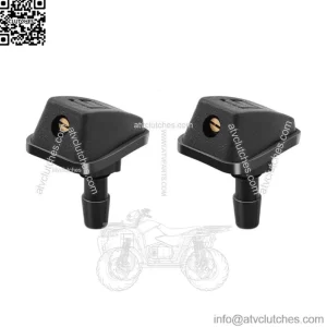 2PCS Car Windscreen Washer Fan-shaped Mist Water Spray Jet Nozzles Parts (For: Ford F-150)