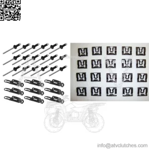 1980-1996 Ford F150 F250 F350 Bronco Complete Windshield Molding Trim Clip Kit