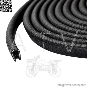 18m Rubber Seal Strip Decoration Car Parts Door Window Push-On Pinch Weld Trim (For: More than one vehicle)