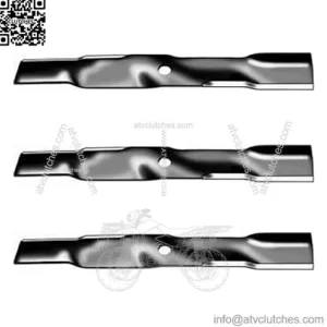 Set Of 3 Blades Replaces JOHN DEERE M113518 OREGON 91-384 PRIME LINE 7-06377
