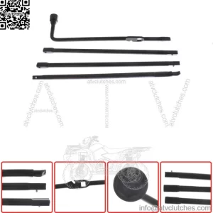 Spare Tire Lug Wrench Jack Tool Kit For 2000-14 Chevy Silverado 1500 GMC Sierra