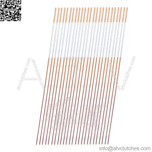 Driveway Markers 48'' Orange 25/50 Pcs 1/4'' 5/16'' Driveway Poles Snow Markers
