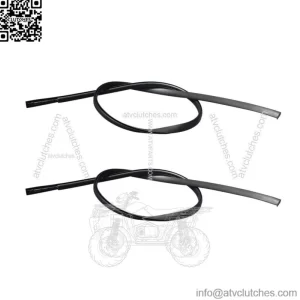 2PCS Roof Strip Trim Molding Sealant Kit Black Fit For 2003-2008 Toyota Corolla