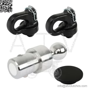 60639 Puck System 2-5/16" Gooseneck Ball & Safety Chain Anchor Kit