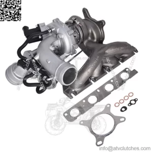 Turbo For 2.0T VW Jetta GLI Passat Beetle Tiguan Audi DOHC CCTA Turbocharger