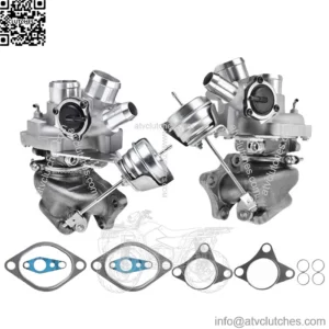 Pair Turbo Turbocharger w/ Gasket ForFord F150 Truck 2011-2012 3.5L V6 Ecoboost