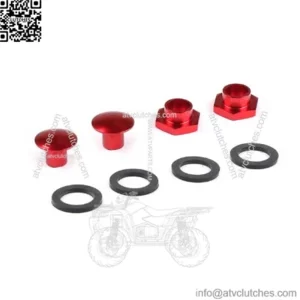 Honda rear window support rod plug # red