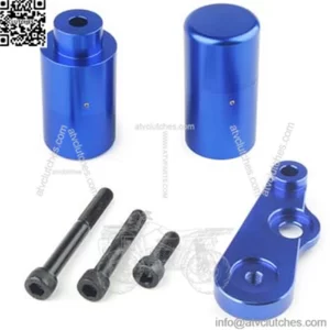 06-09 Suzuki GSX-R600 + GSX-R750 Black Non-cut Frame Slider Protective Cover #Blue
