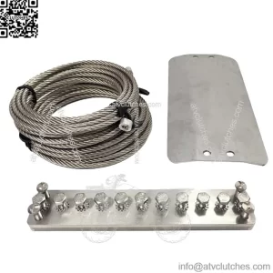 Universal three-way catalytic converter anti-theft protection kit