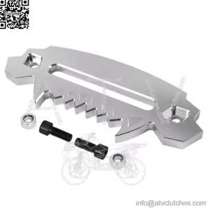 10"aluminum Devil Skull Hawse Fairlead for Synthetic Winch Rope Guide 4x4 Silver