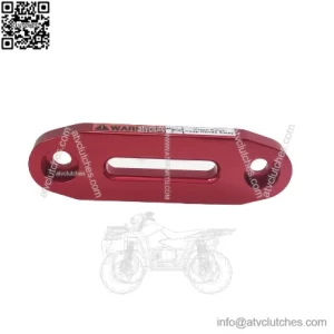 Red X-ATV fairlead for synthetic winch rope (2500-3500lb)
