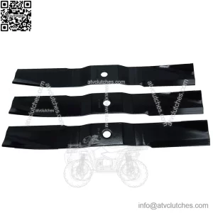 Massey Ferguson OEM Mower Blades Set of 3, Part No. 3606888M2, Challenger & Others