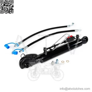 Hydraulic Top Link Cat. 2 with 250mm Stroke & Locking Block, Hoses Included