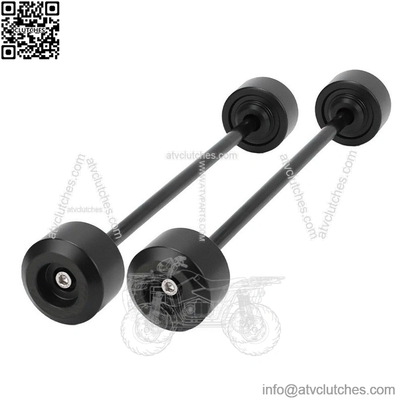 Kawasaki Ninja 650 Z650RS Z650 Front Rear Wheel Fork Sliders Crash Protector - Image 2