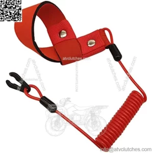 Stop Kill Safety Lanyard for EW2-68348-00-00 all Yamaha Jet Ski WaveRunner WaveVenture WaveRaider WaveJammer WaveBlaster FX140