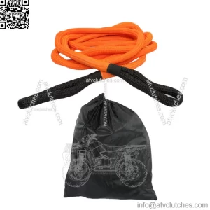 1inx30ft Orange Recovery Kinetic Energy Tow Rope Snatch Strap 30000 LBS