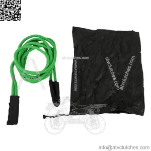 6800 LBS Kinetic Energy Truck Tow Recovery Rope 1/2" X 20' Strap Snatch Green