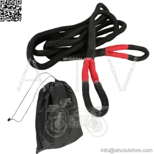 33900 LBS Heavy Duty Kinetic Energy Recovery Tow Rope 1" x 20' W/Storage Bag