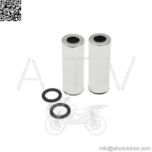 Progressive Chrome 412 Rear Shock Covers For Harley