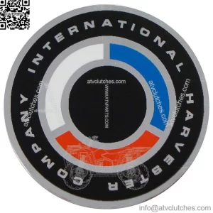 Mylar Decal Steering Wheel Cap Insert Fits  International  Tractor