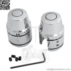 Drag Specialties Chrome Shock Top Stud Covers f Harley Davidson Sportster 86-13 (For: Harley-Davidson)
