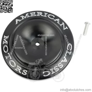 ACM Black Machined Billet Sucker Air Intake Filter Cleaner Accent Cover Harley (For: Harley-Davidson)