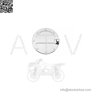 Triple Chrome ABS Fuel Tank Gas Door Cap Cover For Ford F-150 F150 Parts 2009-14 (For: Ford F-150)
