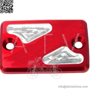 HONDA TRX 450ER, TRX700XX, 700XX TRX250R RED FRONT BRAKE MASTER CYLINDER COVER