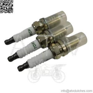 2015-2023 Kawasaki Mule Pro FX FXR FXT Spark Plug (Set of 3) 92070-0048 K97
