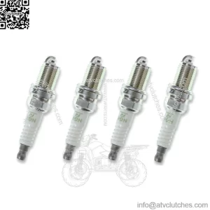 4pcs 07-13 Honda TRX420FE FourTrax Rancher 4X4 ES NGK V-Power Spark Plugs kf