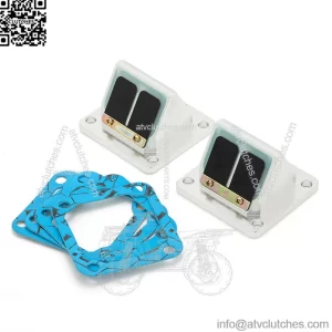 CNC Forged Reed Valve Cages Reed Gasket Kit for Yamaha Banshee 350 YFZ350 1987-2006