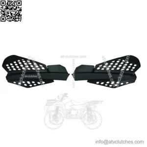 Black Handguards with Aluminum Mounting Kit ?C ATV/UTV Upgrade