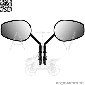 Enoch Motorcycle Mirrors Rear View Side Mirror 360 Degree Adjustment Compatible with Harley Davidson FLHTC FLHT FLHR FLSTF FLSTN FLSTC FLTRU FXDB FXDF Road King Sportster Street Electra Dyna Softail