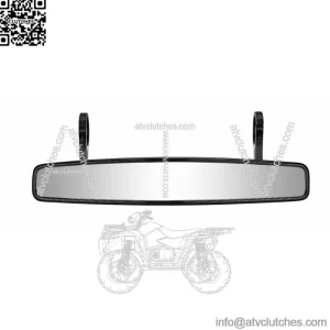 UTV Wide 15" Rear View Mirror 1.75" Clamp For Polaris RZR 800 1000 XP 900 1000 S (For: More than one vehicle)