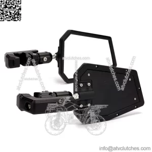 UTV Rear View Side Mirrors Aluminum fit 1.75"-2" Roll Bar Polaris Can-Am (For: More than one vehicle)