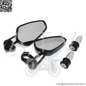 7/8" 22mm For Suzuki SV650 SV1000 GSF1250 Motorcycle Handlebar End Side Mirrors (For: More than one vehicle)