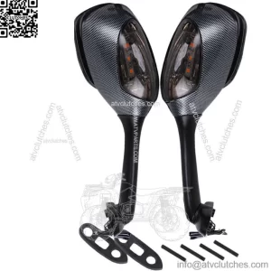 Rearview Side Mirrors w/ Turn Signals For Suzuki GSXR1000 GSXR600 GSXR750 06-15
